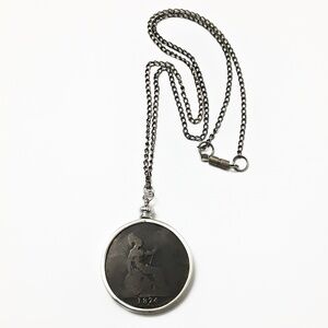 Antique Coin Necklace — 1874